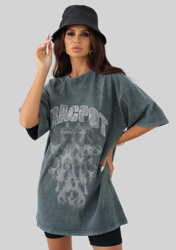 Women's oversized T-shirts Cracpot 108-3